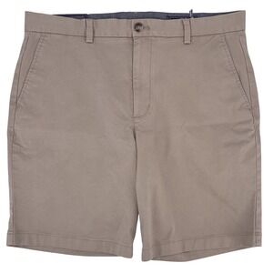 NEW Vineyard Vines Men's 9" Stretch Breaker Shorts Size 34‎ Khaki Chino NWT